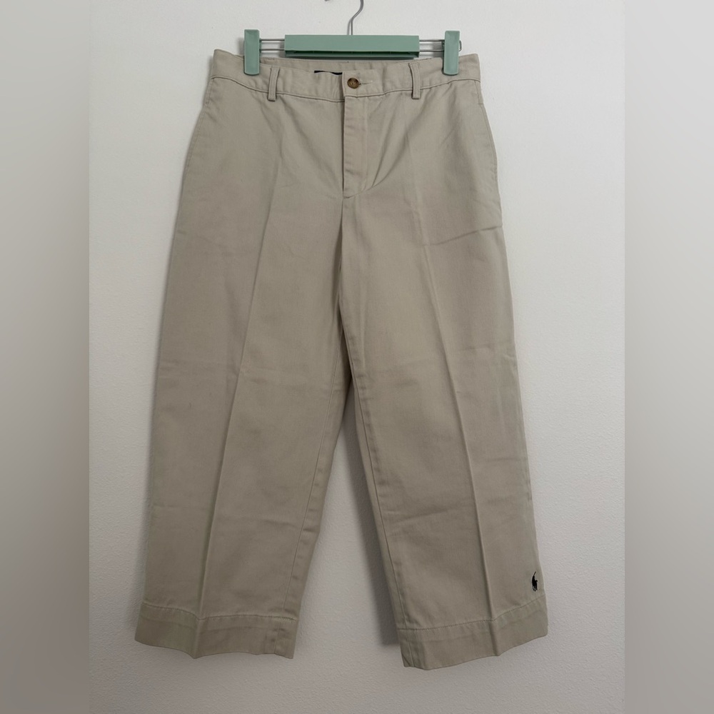 Ralph Lauren light grey Cropped Pants